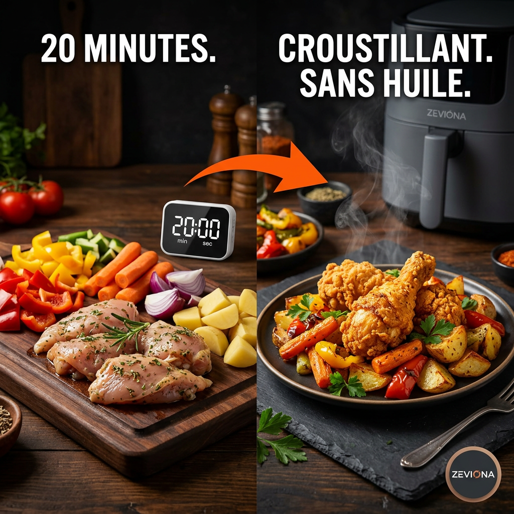500 recettes Air Fryer testées : cuisinez croustillant en 20 min sans surveillance