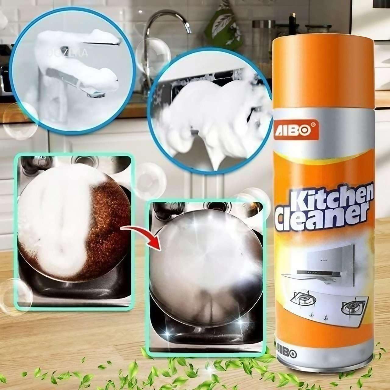MagicShine™ - Spray Anti tache & graisse pour cuisine, voiture et meuble